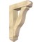 Ekena Millwork Funston Arts and Crafts Rough Sawn Bracket w/ Offset Brace, Douglas Fir, 8"W x 30"D x 42"H BKT0806X30X42FST03RDF - alternate 1